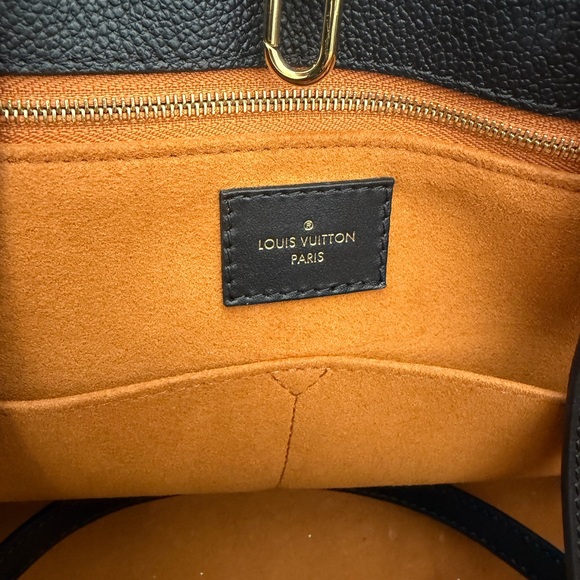 Louis Vuitton Black Embossed Satchel - Picture 7 of 8